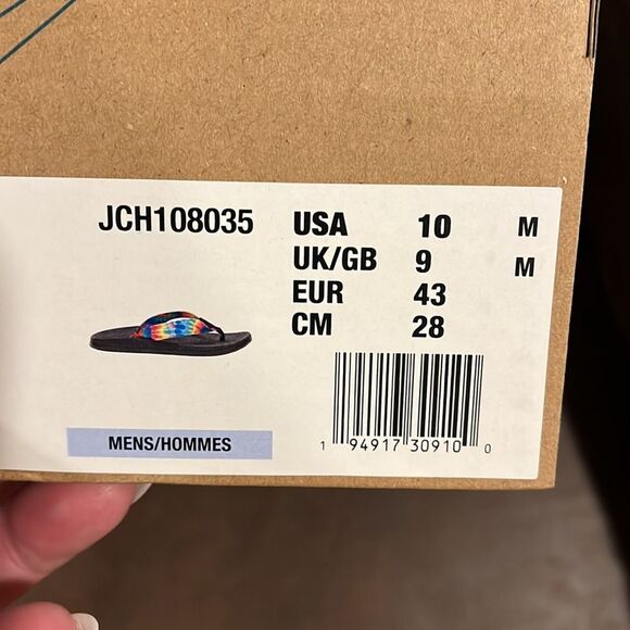 NIB Mens Chaco flip flops - Picture 3 of 3